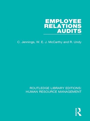 cover image of Employee Relations Audits
